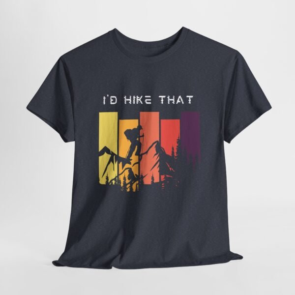 Adventure-Inspired Unisex Heavy Cotton Tee - 'I’d Hike That' Design