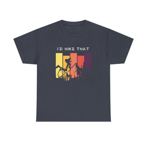 Adventure-Inspired Unisex Heavy Cotton Tee - 'I’d Hike That' Design