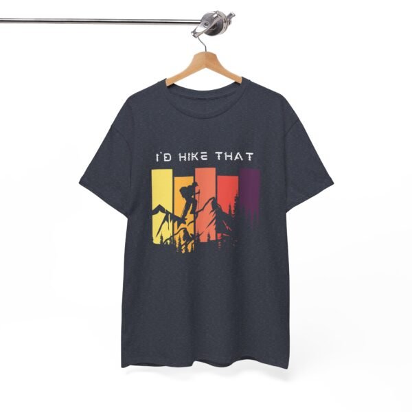 Adventure-Inspired Unisex Heavy Cotton Tee - 'I’d Hike That' Design