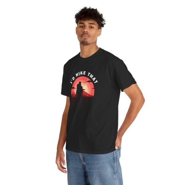 14315659525435339007_2048.jpeg I'd Hike That Unisex Heavy Cotton Tee - Perfect Gift for Outdoor Enthusiasts