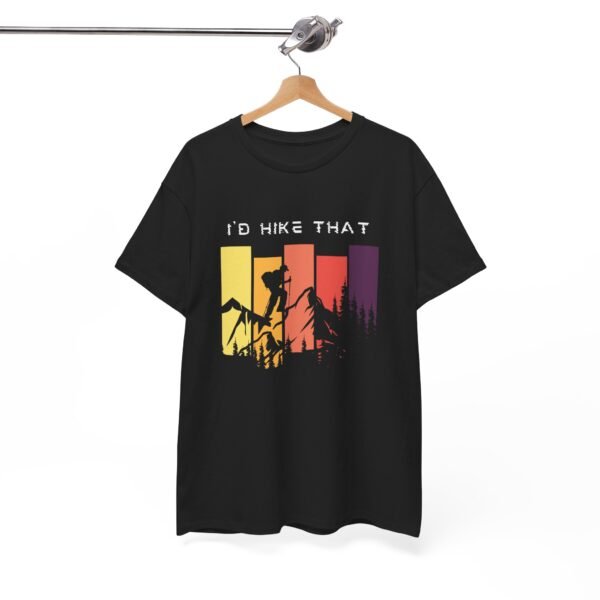 Adventure-Inspired Unisex Heavy Cotton Tee - 'I’d Hike That' Design