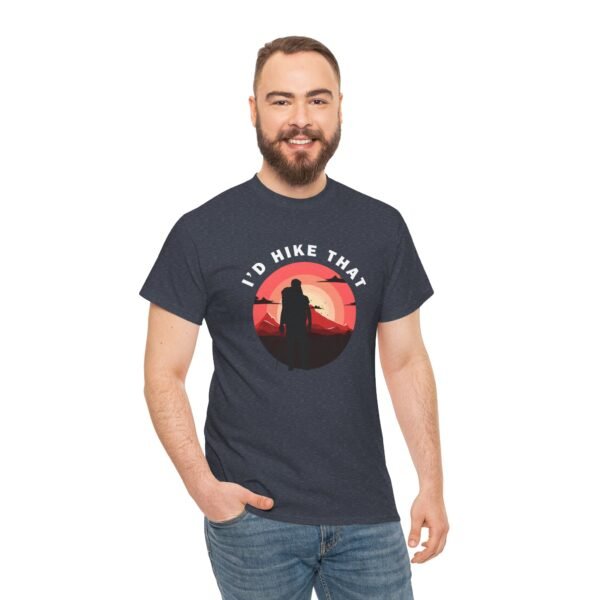 17293634959948295661_2048.jpeg I'd Hike That Unisex Heavy Cotton Tee - Perfect Gift for Outdoor Enthusiasts