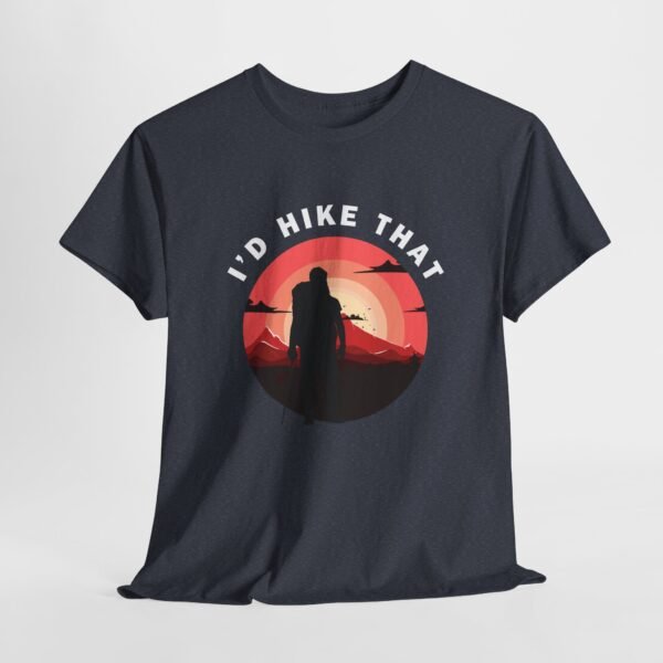 4531489882868464329_2048.jpeg I'd Hike That Unisex Heavy Cotton Tee - Perfect Gift for Outdoor Enthusiasts