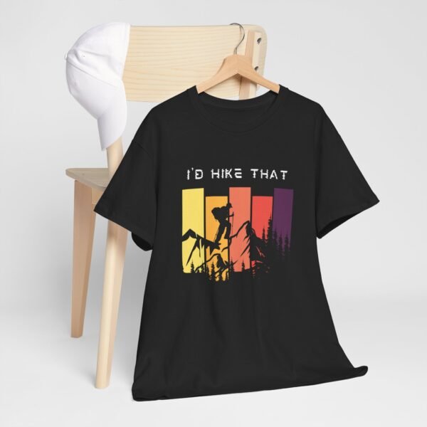 Adventure-Inspired Unisex Heavy Cotton Tee - 'I’d Hike That' Design