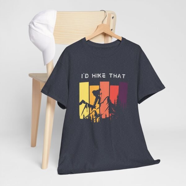 Adventure-Inspired Unisex Heavy Cotton Tee - 'I’d Hike That' Design