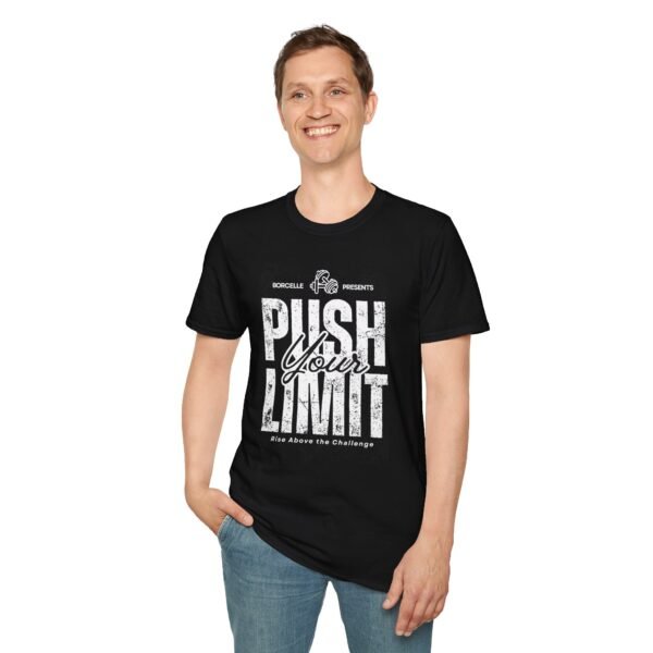 9356283735733466712_2048.jpeg Borcelle Push Limit T-Shirt: Rise Above the Challenge with Strength