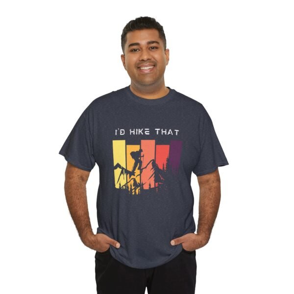 Adventure-Inspired Unisex Heavy Cotton Tee - 'I’d Hike That' Design